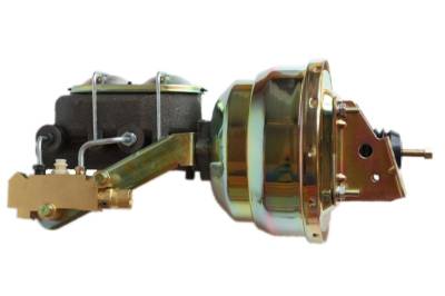 Leed Brakes - Leed Brakes 1M1A1 8" Dual Power Booster 1-1/8" Bore Master Disc/Drum Zinc