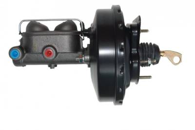 Leed Brakes - Leed Brakes 3800 9" Power Booster 1" Bore Master Cylinder Drum/Drum Black