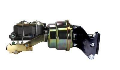 Leed Brakes - Leed Brakes 761A3 7" Dual Power Booster 1-1/8" Bore Master Disc/Disc Zinc
