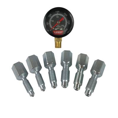 Leed Brakes - Leed Brakes BPG001 Brake Pressure Gauge w/Adapter Fittings