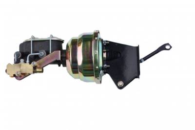 Leed Brakes - Leed Brakes C83A1 8" Booster Zinc Firewall Mount Master Cylinder Disc/Drum Kit