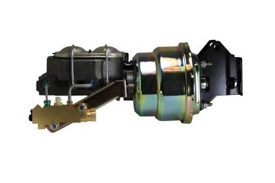 Leed Brakes - Leed Brakes E61A3 7" Dual Power Booster 1-1/8" Bore Master Disc/Disc Zinc