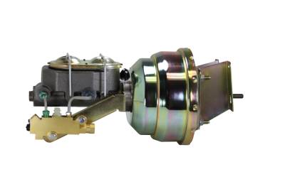 Leed Brakes - Leed Brakes H81A3 8" Dual Power Booster 1-1/8" Bore Master Disc/Disc Zinc