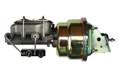 Leed Brakes - Leed Brakes PBKT1009 Power Booster Kit 7" Dual 1" Bore Master Combo Valve Zinc
