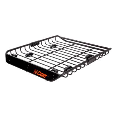 CURT - CURT 18123 44" x 35" Black Steel Roof Rack Cargo Carrier