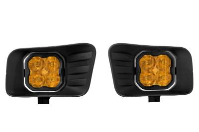 Diode Dynamics - Diode Dynamics DD7082 SS3 Max SAE/DOT Amber Fog Light Kit for 09-18 Ram