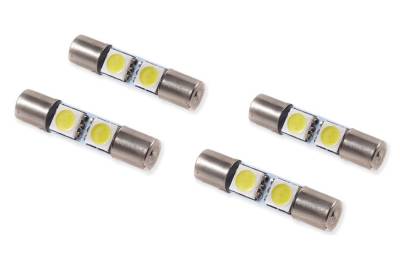 Diode Dynamics - Diode Dynamics DD0049Q 28mm SMF2 LED Bulb Cool White 4Pc