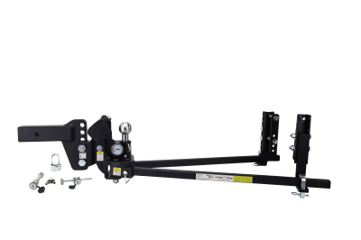 Weigh Safe - Weigh Safe TTHW4-2-SET TrueTow WDH 4" Drop 2" Shank 18.5K GTW w/Lock Set