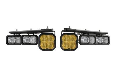 Diode Dynamics - Diode Dynamics DD7179 Stage Series Fog Pocket Kit Yellow for 21+ Ford Bronco
