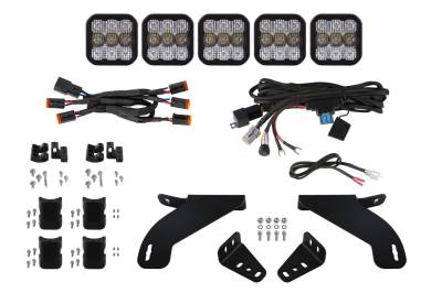 Diode Dynamics - Diode Dynamics DD7321 21-22 Ford F150 SS5 Grille CrossLink Lightbar Pro White