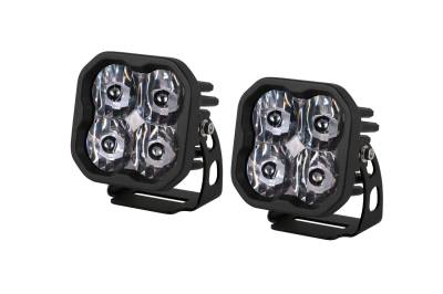 Diode Dynamics - Diode Dynamics DD6853P 3" Stage Series Sport Backlit White Pod LED Pair