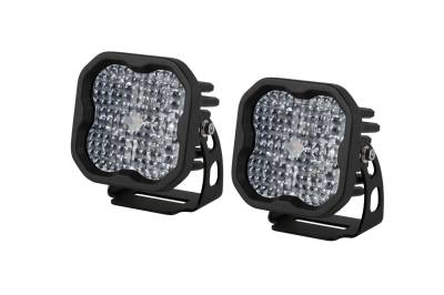 Diode Dynamics - Diode Dynamics DD6878P SS3 Pro ABL White Flood Standard Pair LED Pod Lights