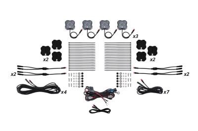 Diode Dynamics - Diode Dynamics DD7749 RGBW Rock Light Installer Magnet Mount Kit 12-pack
