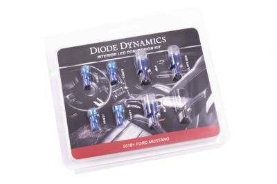 Diode Dynamics - Diode Dynamics DD0355 Stage-1 Interior LED Kit Blue for 18-19 Mustang