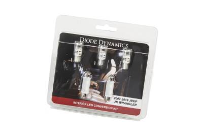 Diode Dynamics - Diode Dynamics DD0363 Interior Kit Stage-1 Cool White for Jeep Wrangler JK 4DR
