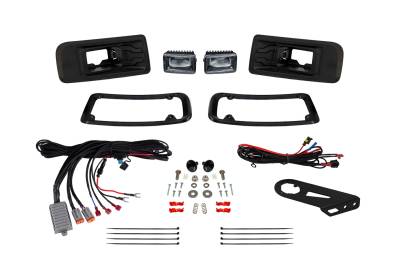 Diode Dynamics - Diode Dynamics DD7768 Elite Add-On LED Fog Light Kit Cool White 22-24 Maverick
