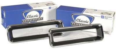 Auto Metal Direct - Auto Metal Direct W-738 Taillight Bezels Pair