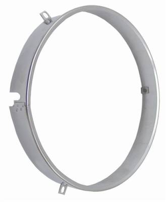 Auto Metal Direct - Auto Metal Direct W-770A 1" Seal Beam Headlamp Retainer Ring w/Notch 73-77 GM