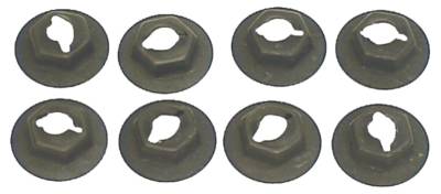 Auto Metal Direct - Auto Metal Direct W-777A Side Marker Pal Nuts for 69 Camaro/Chevelle 8Pc