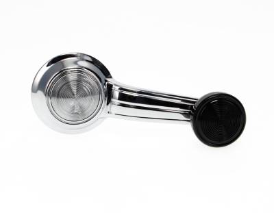 Auto Metal Direct - AMD W-926 Door Window Crank w/Casting Num Blk Knob for 68-72 Chevy/GM C/K