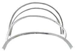Auto Metal Direct - Auto Metal Direct W-932 Wheel Opening Molding OE 4Pc for 67-68 Camaro/Firebird