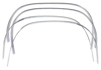 Auto Metal Direct - Auto Metal Direct W-934 Wheel Opening Moldings OE Style 4Pc for 69 Chevy Camaro