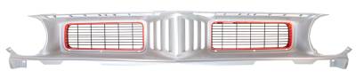 Auto Metal Direct - Auto Metal Direct X150-1572 Grille for 72-74 Plymouth Barracuda