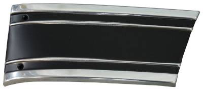 Auto Metal Direct - AMD X231-4069-2BL LH FR Lower Fender Molding Blk for 69-72 Chevy/GMC C/K