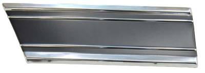 Auto Metal Direct - AMD X231-4069-3BL LH RR Lower Fender Molding Blk for 69-72 Chevy/GMC C/K