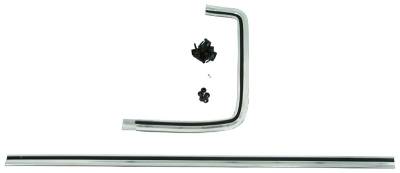 Auto Metal Direct - Auto Metal Direct X231-4073-1L LH Upper Fender Molding for 73-80 Chevy/GMC C/K