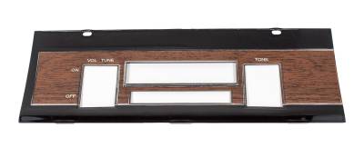 Auto Metal Direct - Auto Metal Direct X463-1470 Radio Bezel Woodgrain for 68-69 Coronet/GTX