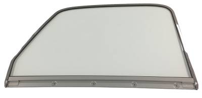 Auto Metal Direct - AMD X550-4047-1R RH Door Glass Assy w/Chrome Frame for 47-50 Chevy/GMC