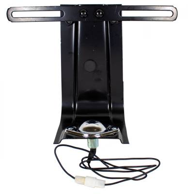 Auto Metal Direct - Auto Metal Direct X945-4054 RR License Plate Bracket w/Lamp for 54-59 Chevy/GMC