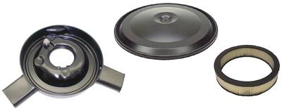 Auto Metal Direct - Auto Metal Direct W-460A Dual Snorkel Air Cleaner w/Blk Lid for 70-72 Camaro