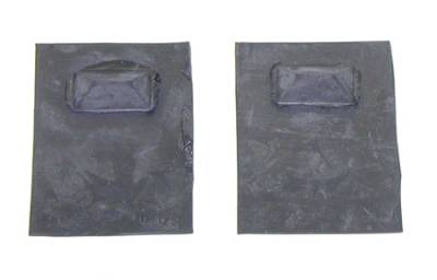 Auto Metal Direct - AMD W-538 Rear Rocker Panel Drain Flaps Pair for 65-72 Chevy/Pontiac