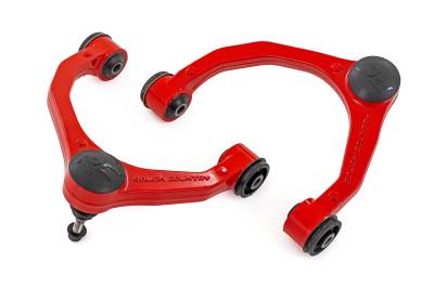 Rough Country Suspension Systems - Rough Country 51037RED Forged Front Control Arms Stock for 21-26 F150 2WD/4WD