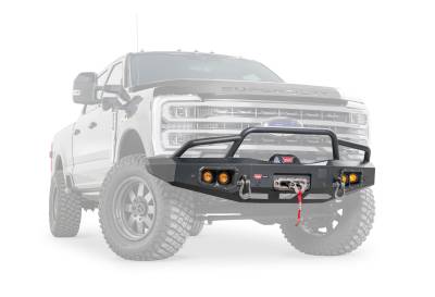 Warn - Warn 110760 Ascent Front Bumper w/Grille Guard for 23 Ford F250-600 SD