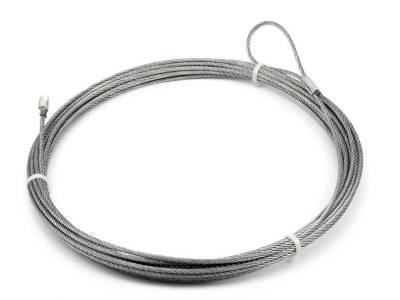 Warn - Warn 71297 Replacement Wire Rope Cable 1/4 60' 4700 94700 HY2000 Utility Winch