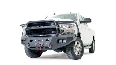 Warn - Warn 107002 ASCENT HD BUMPER w/FULL GUARD for RAM 2500/3500