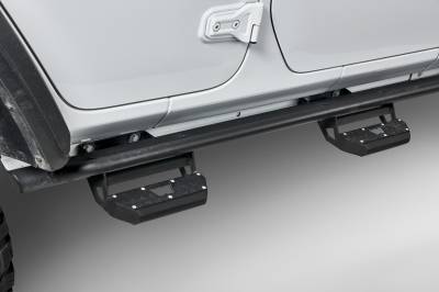 Warn - Warn 102740 Rocker Panel Guard for 18-25 Jeep Wrangler JL