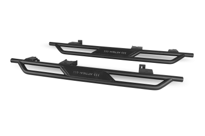 Attica 4x4 - Attica 4x4 ATTJL02C107-BX Apex Rock Sliders for 18-24 Jeep Wrangler JL 4DR