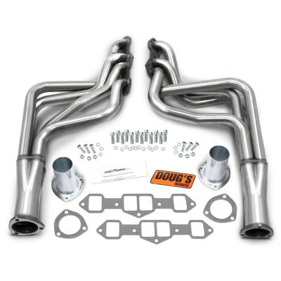 Doug's Headers - Doug's Headers D741-SS 1 3/4" 304 SS Long Header for 65-74 Oldsmobile 400-455