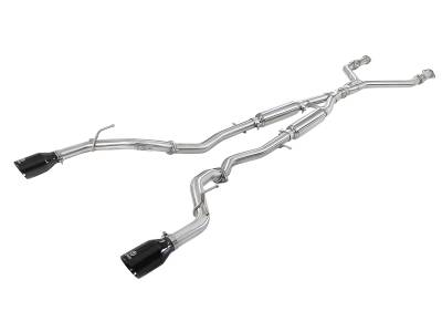 aFe Power - aFe 49-36132NM-B 2.5" Exhaust System w/Black Tips for 16-24 Infiniti Q50 3.0L