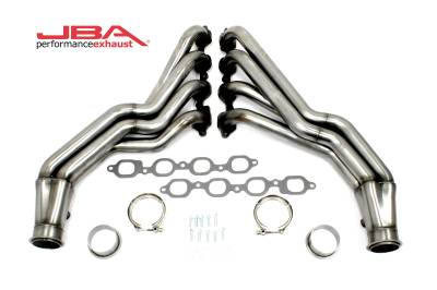JBA Racing Headers - JBA 6816S 1-7/8" Long Tube Stainless Steel Headers for 16-24 Chevy Camaro SS/ZL1