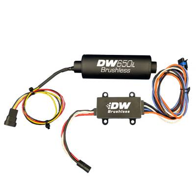 DeatschWerks - DeatschWerks 9-650-C105 DW650iL 650LPH Brushless External Fuel Pump ww/Single/Du