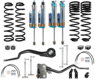 Carli Suspension - Carli CS-JKU-PF25-07 3" Pathfinder Suspension System for 07-17 Wrangler JKU