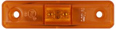 Peterson - Peterson 169A LED Clearance/Side Marker Light Amber 2-Diode Sealed Rectangular