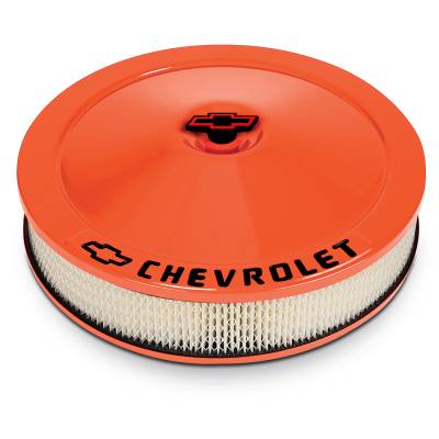 Proform - Proform 141-785 14" Classic Chevy Orange Air Cleaner Kit w/Filter