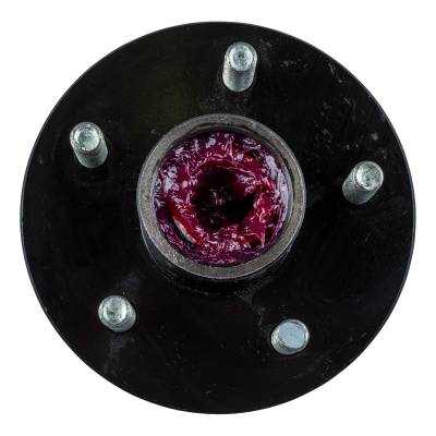 CURT - CURT 2024029106 Lippert Idler Hub w/Races & Wheel Studs 2200lb Axles 4x4" Bolt