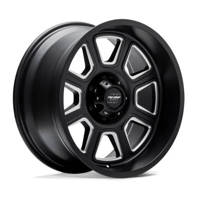 Pro Comp Wheels - Pro Comp Wheels PA64 GUNNER 20x10 6x135 -18mm Satin Black/Milled PXA5164-213647